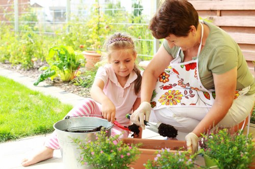 Risk assessment and safe equipment use in Brockley landscaping