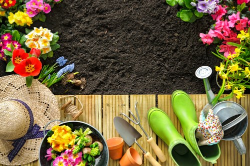 Patio and planting layout for a Brockley outdoor space